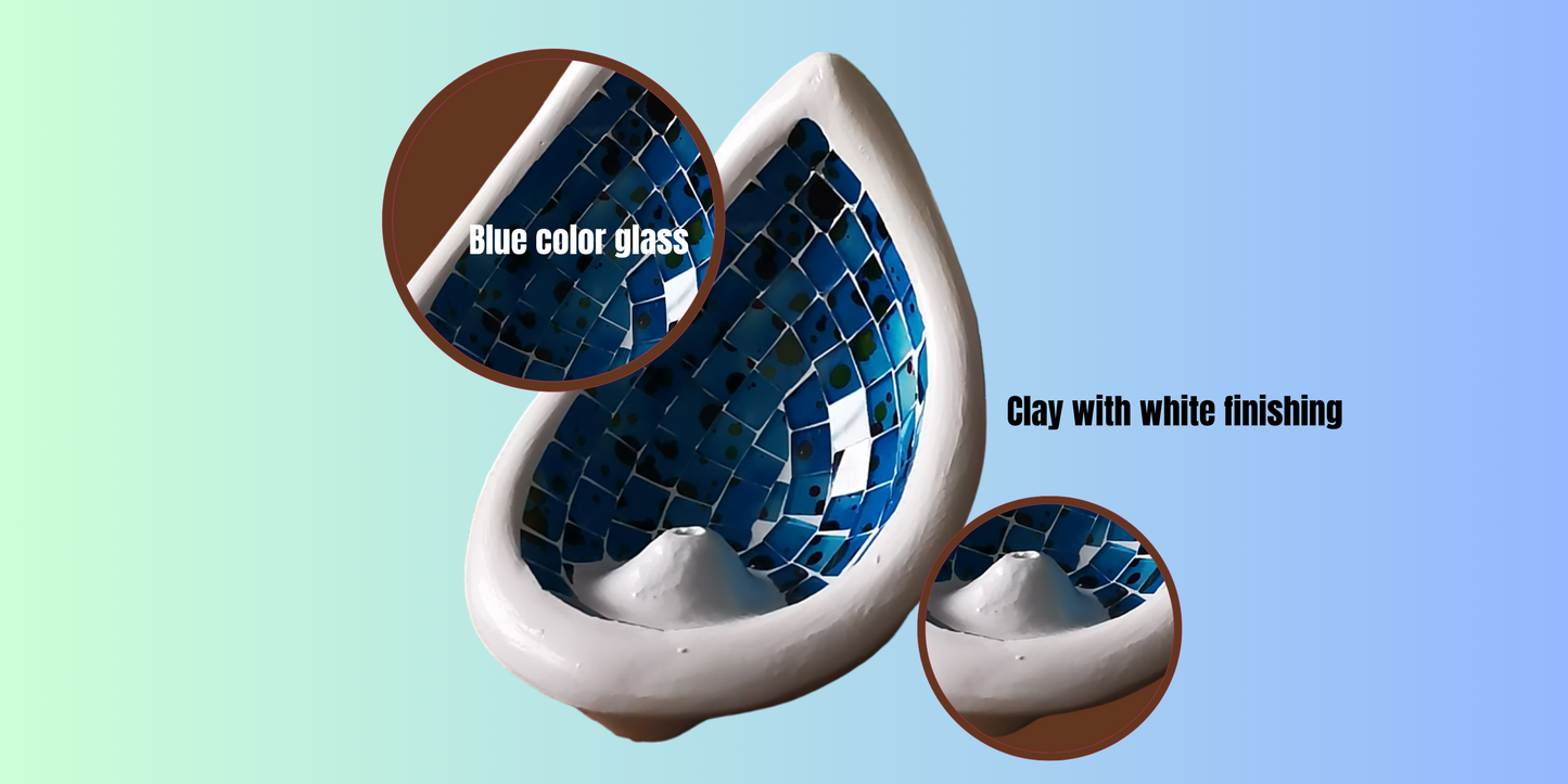 Mosaic Island Incense Holder - Handcrafted in Bali