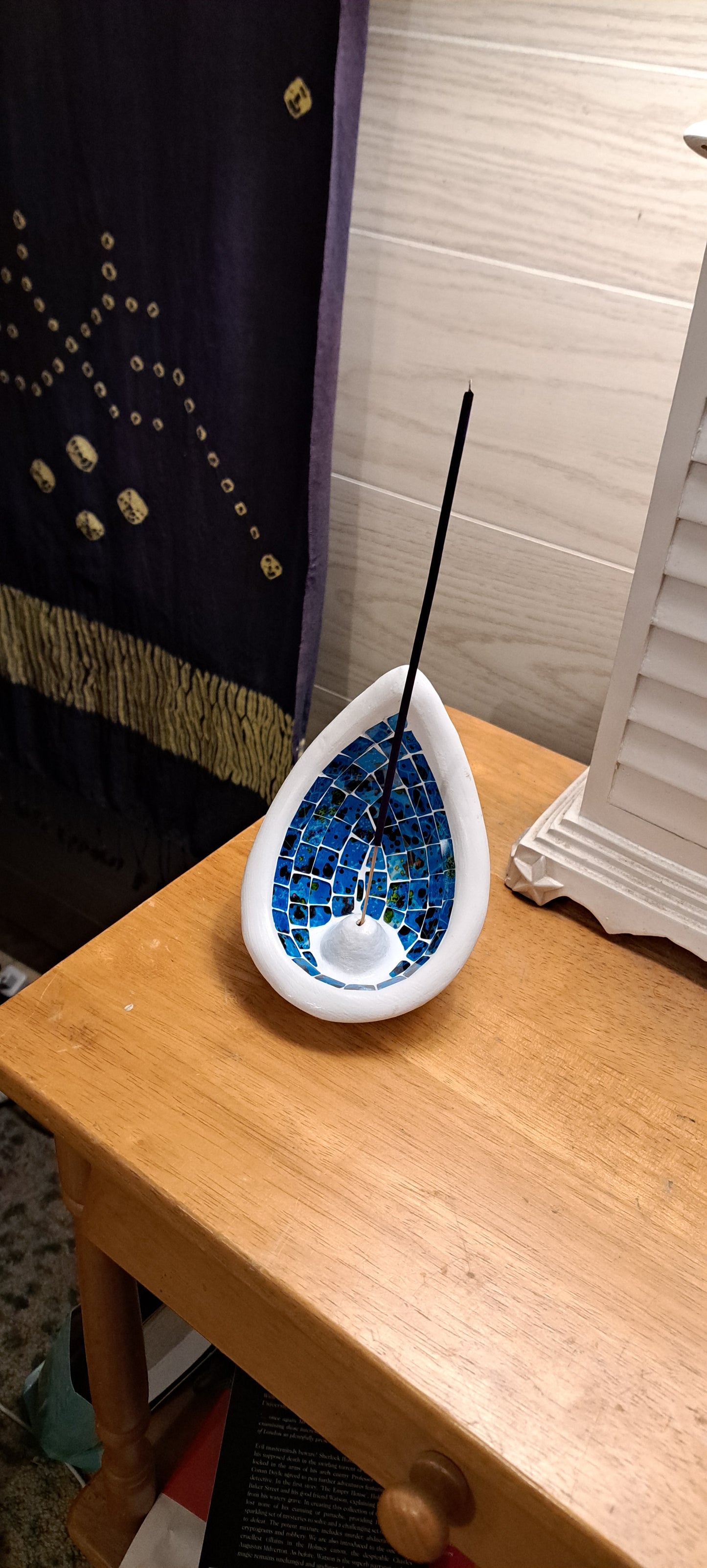 Mosaic Island Incense Holder - Handcrafted in Bali