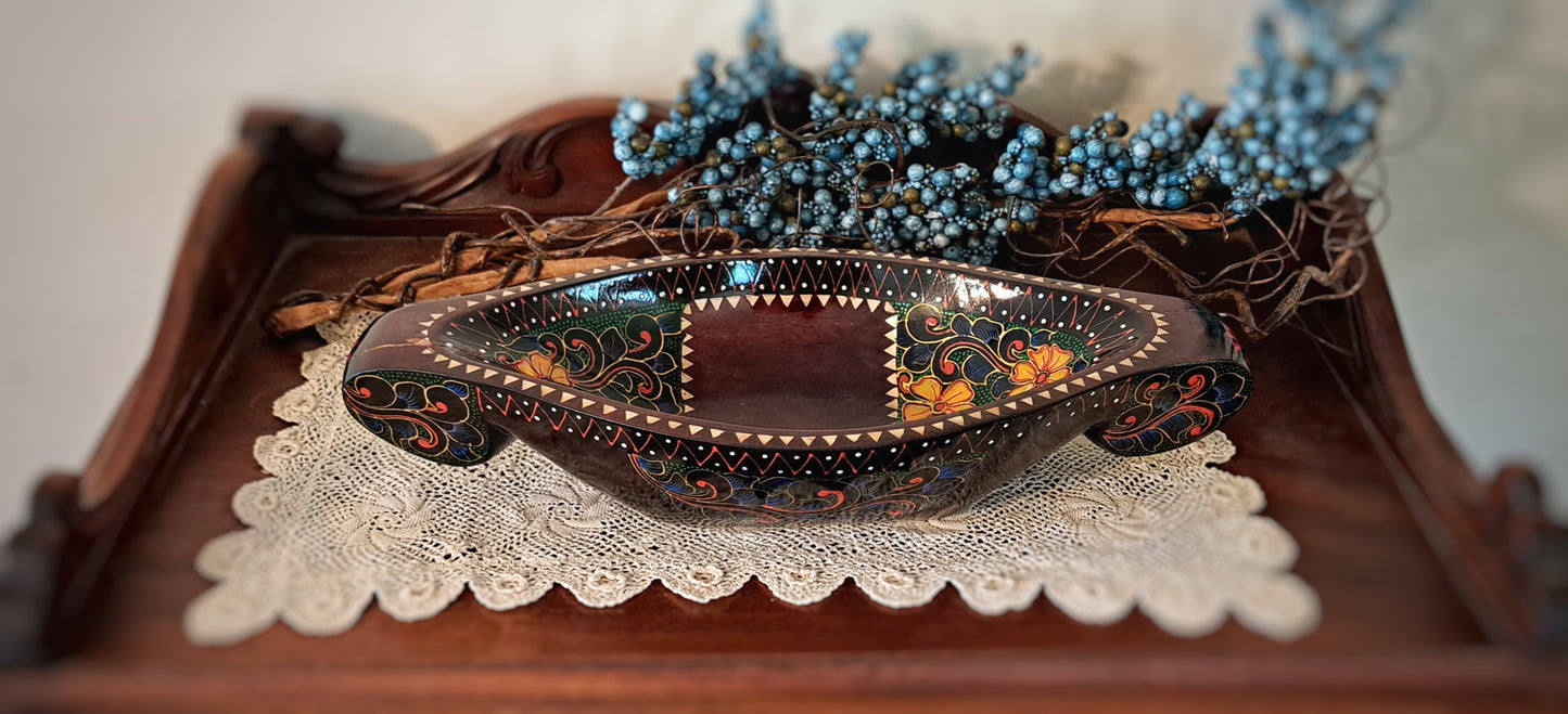 Rainforest Radiance Decorative Bowl; Bold, Organic and Utterly Unique - Bring Home the Spirit of the Jungle