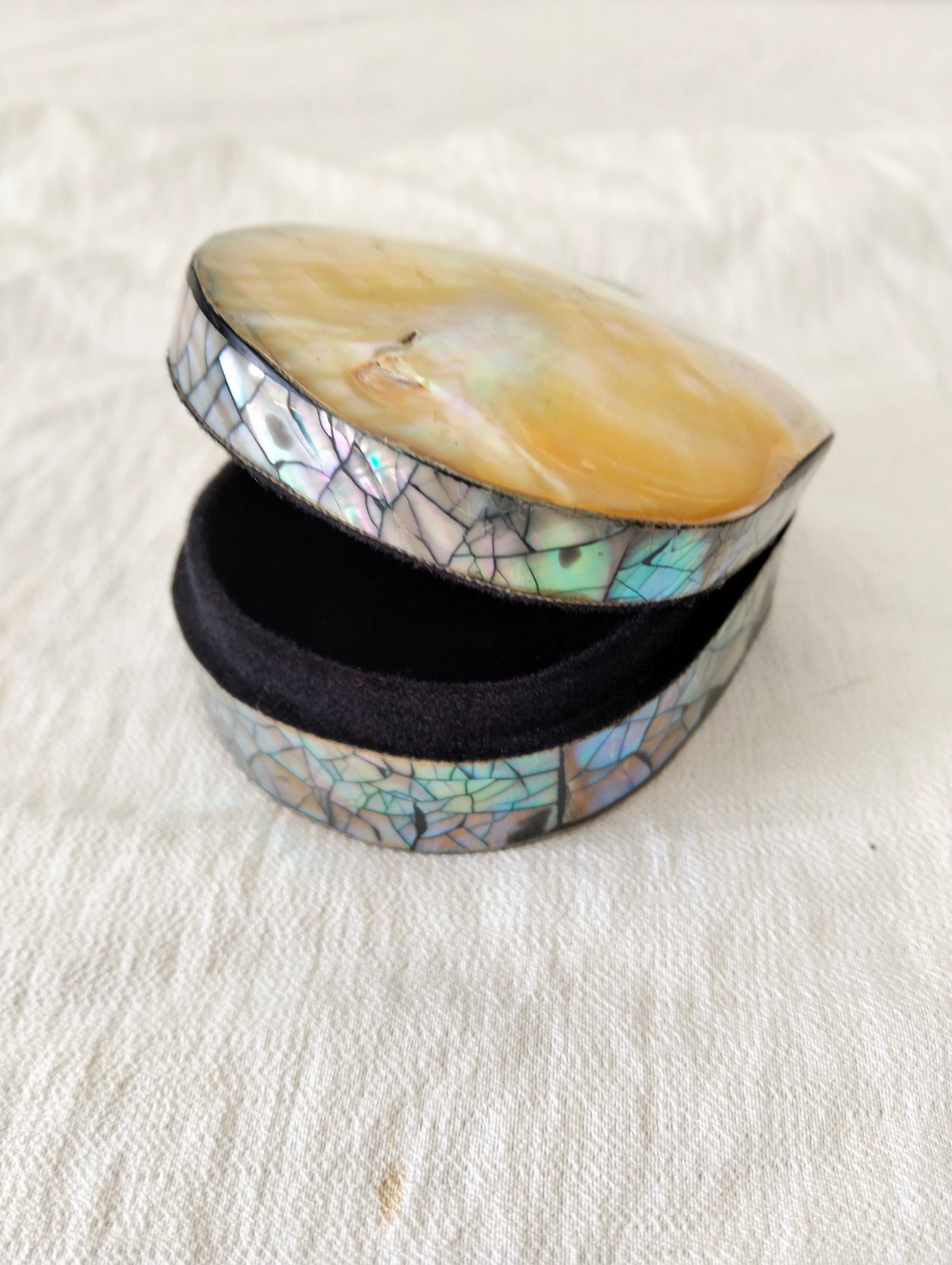Lunar Pearl Gift Case From Paradise Bali, Jewelry Box for Your Treasures, Vanity Table & Bathroom Accessory, Memories of the Beach, Unique Boho Gift for Friend or Mom