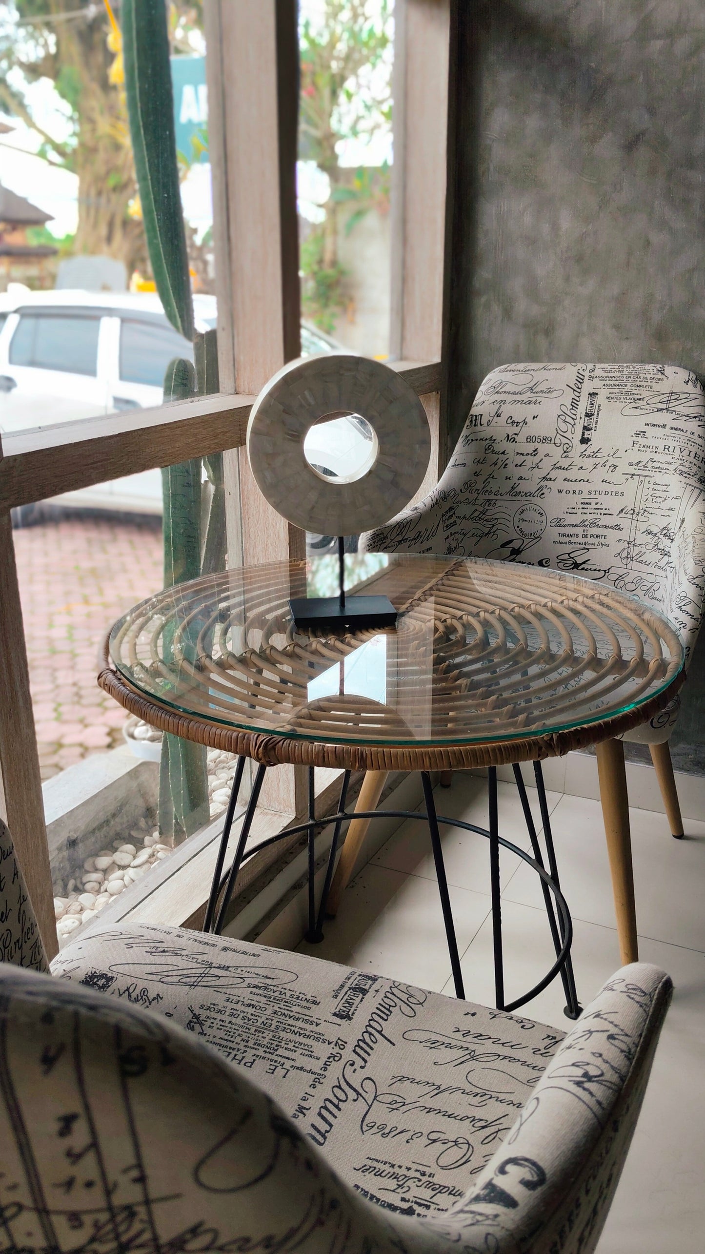 Mother of Pearl Halo - Naturally Elegant Tropical Home Decor an Exquisite Decor Piece from Exotic Bali