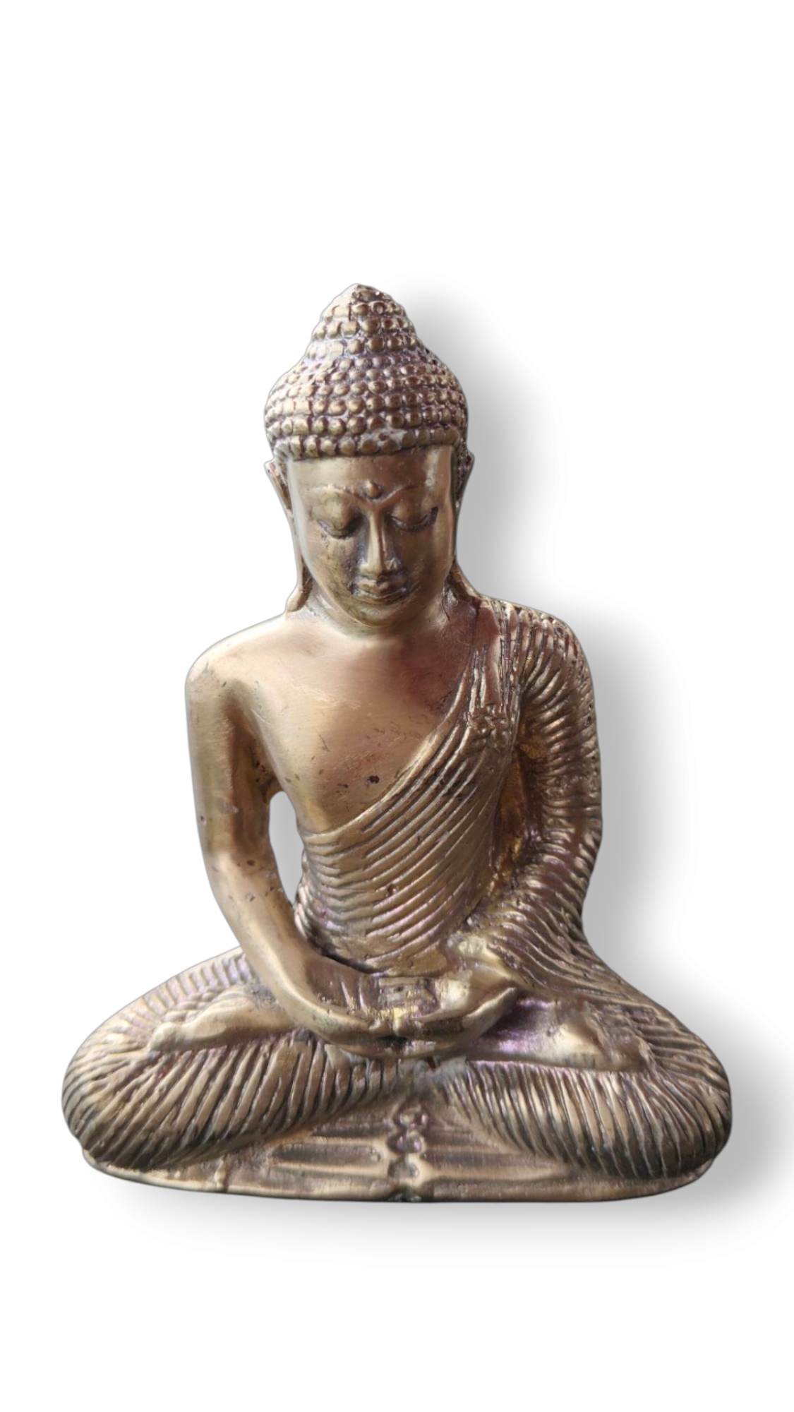 Bali Tranquility Buddha - Bronze Figurine for Calm & Clarity Perfect for Soothing and Calming Home Decor or Office Décor