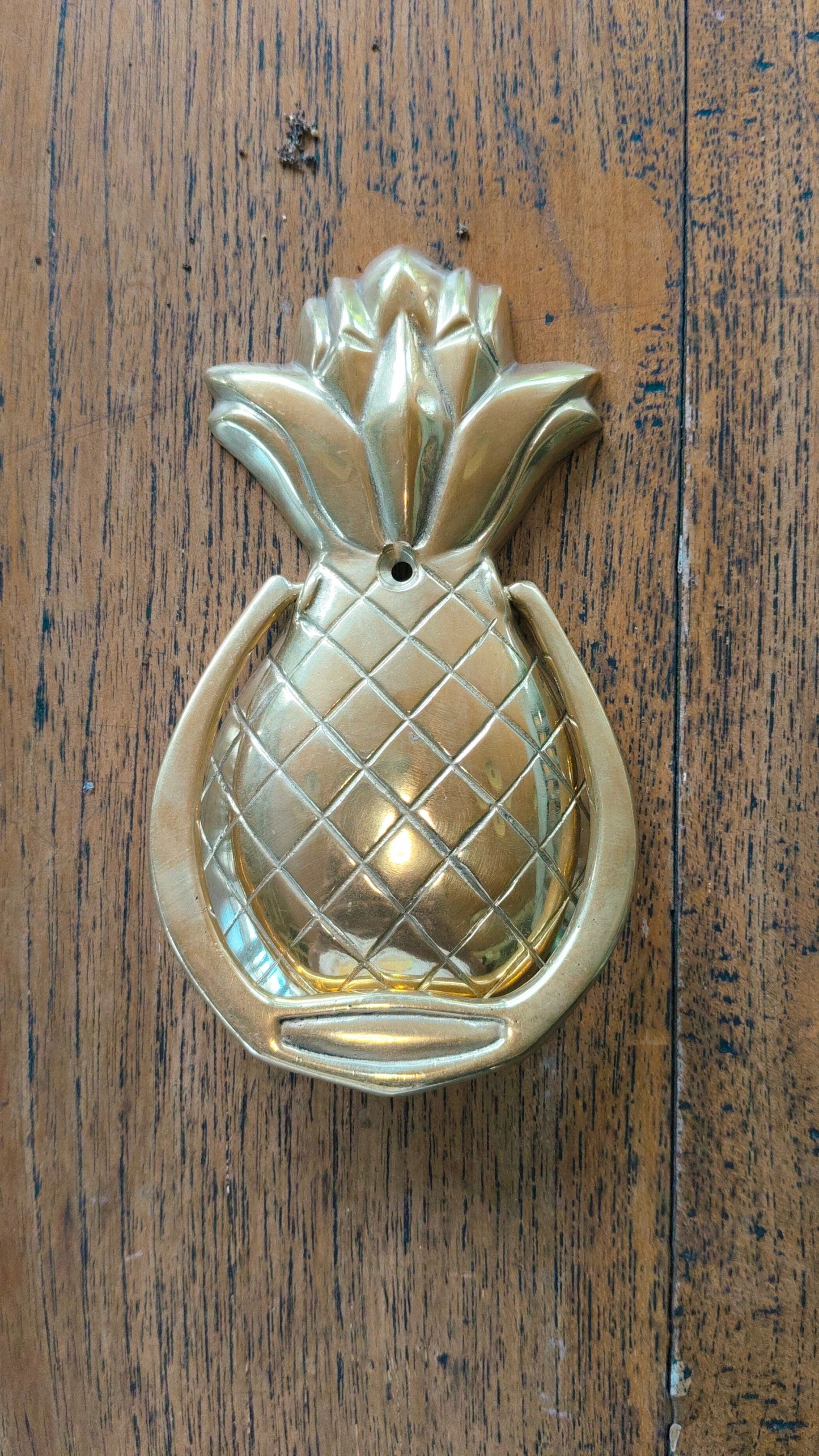 Tropical Welcome – Bronze Pineapple Door Knocker from Bali A Touch of Tropical Elegance for Your Home Decor