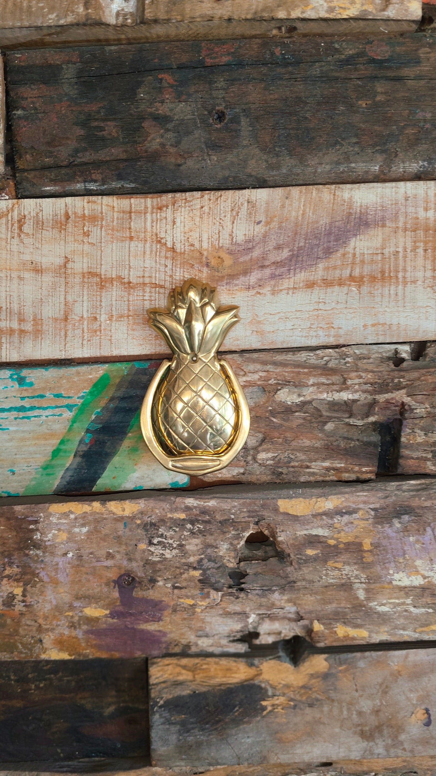 Tropical Welcome – Bronze Pineapple Door Knocker from Bali A Touch of Tropical Elegance for Your Home Decor