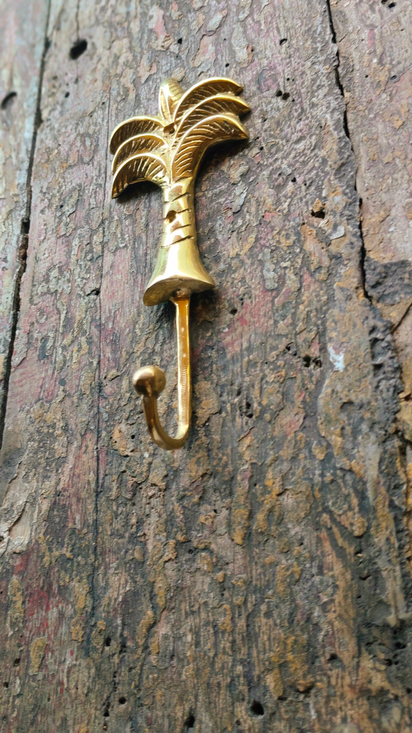 Palm Haven Bronze Wall Hooks Set of 2 - Stylish, Functional, and Full of Tropical Charm Elegant Palm Tree Design, Home Decor