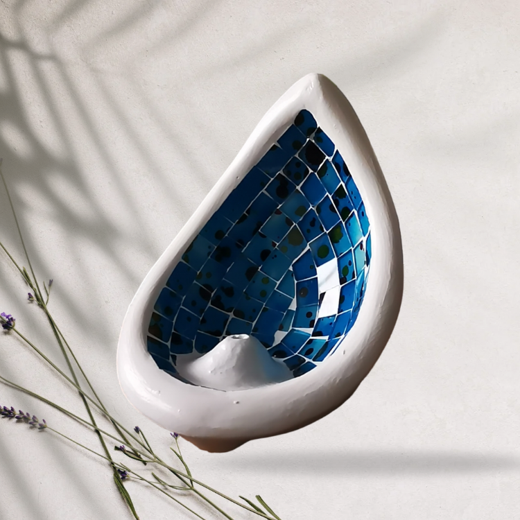 Mosaic Island Incense Holder - Handcrafted in Bali