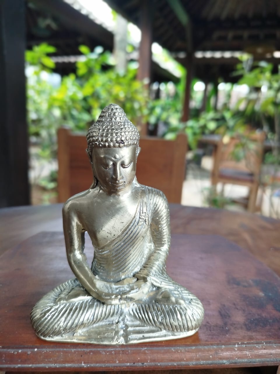 Bali Tranquility Buddha - Bronze Figurine for Calm & Clarity Perfect for Soothing and Calming Home Decor or Office Décor