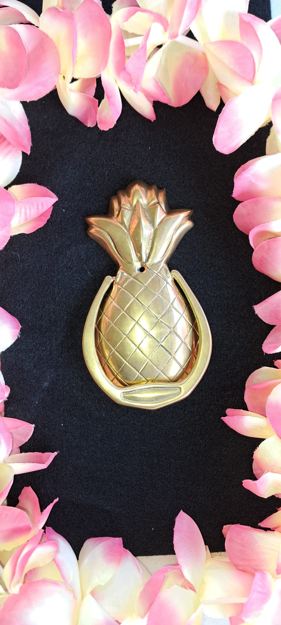 Tropical Welcome – Bronze Pineapple Door Knocker from Bali A Touch of Tropical Elegance for Your Home Decor