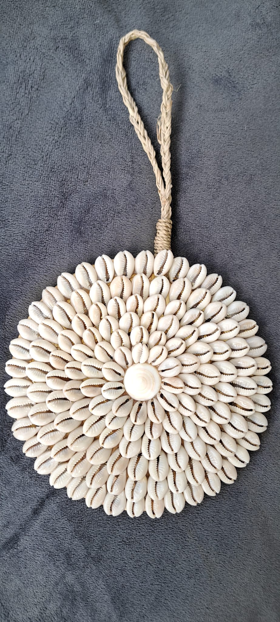 Shell Bloom Wall Art - Nature’s Pattern, Handcrafted for Tropical Elegance Handmade Shell Art from Exotic Bali, Wall Decor