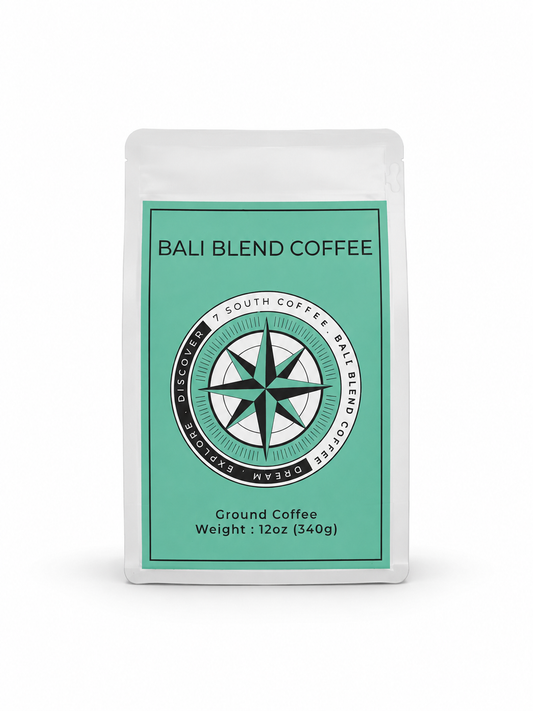Artisan Roasted Bali Blend Coffee, Ground, Smooth Delicate Taste (12oz)