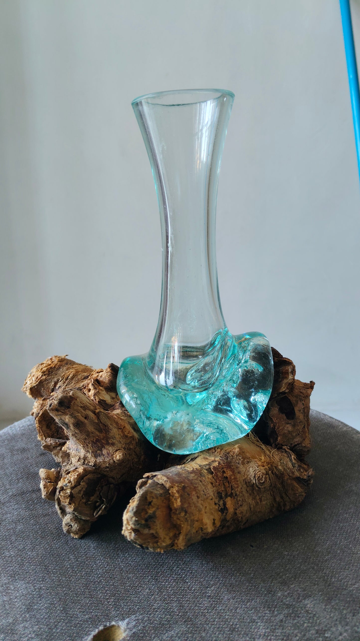 Rose Drift Vase - a Sculptural Accent from Bali Elegant Decoration from Exotic Bali, Tropical Home Decor