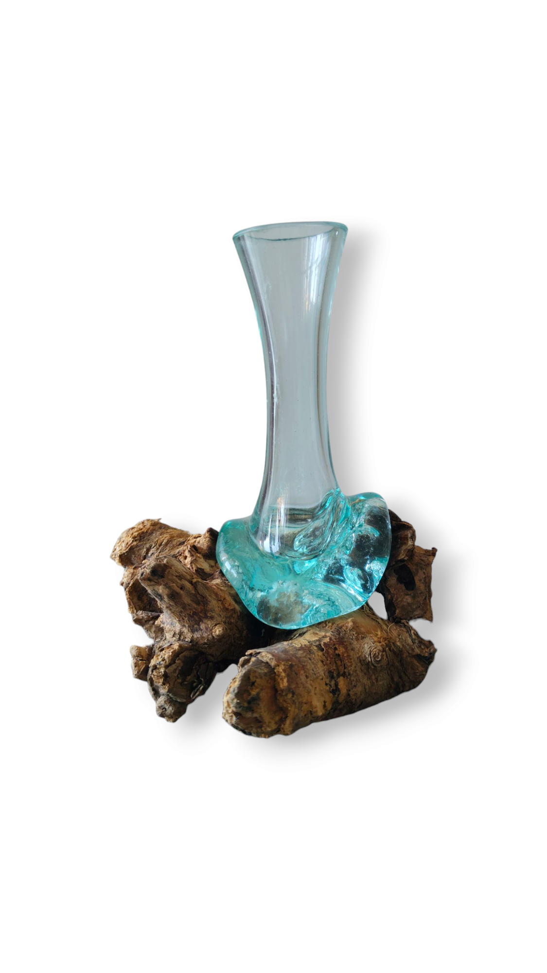 Rose Drift Vase - a Sculptural Accent from Bali Elegant Decoration from Exotic Bali, Tropical Home Decor