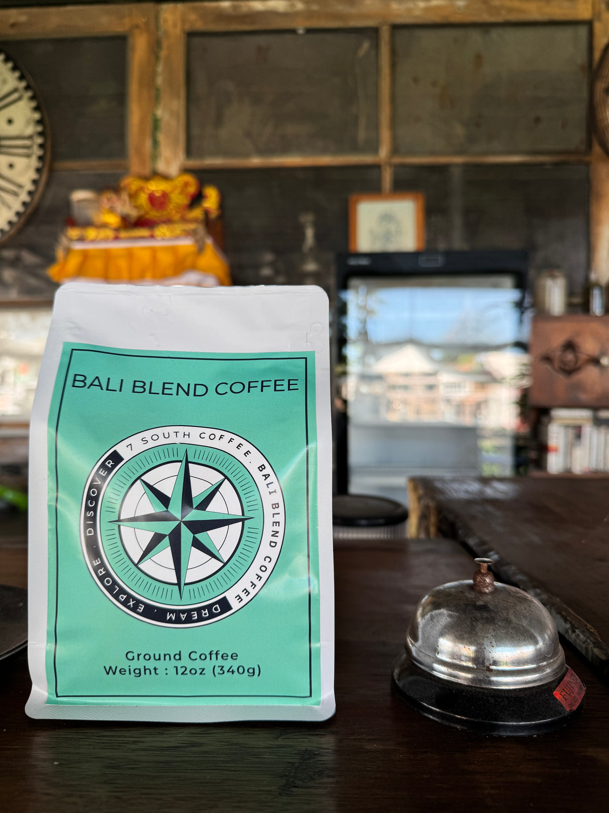 Artisan Roasted Bali Blend Coffee, Ground, Smooth Delicate Taste (12oz)