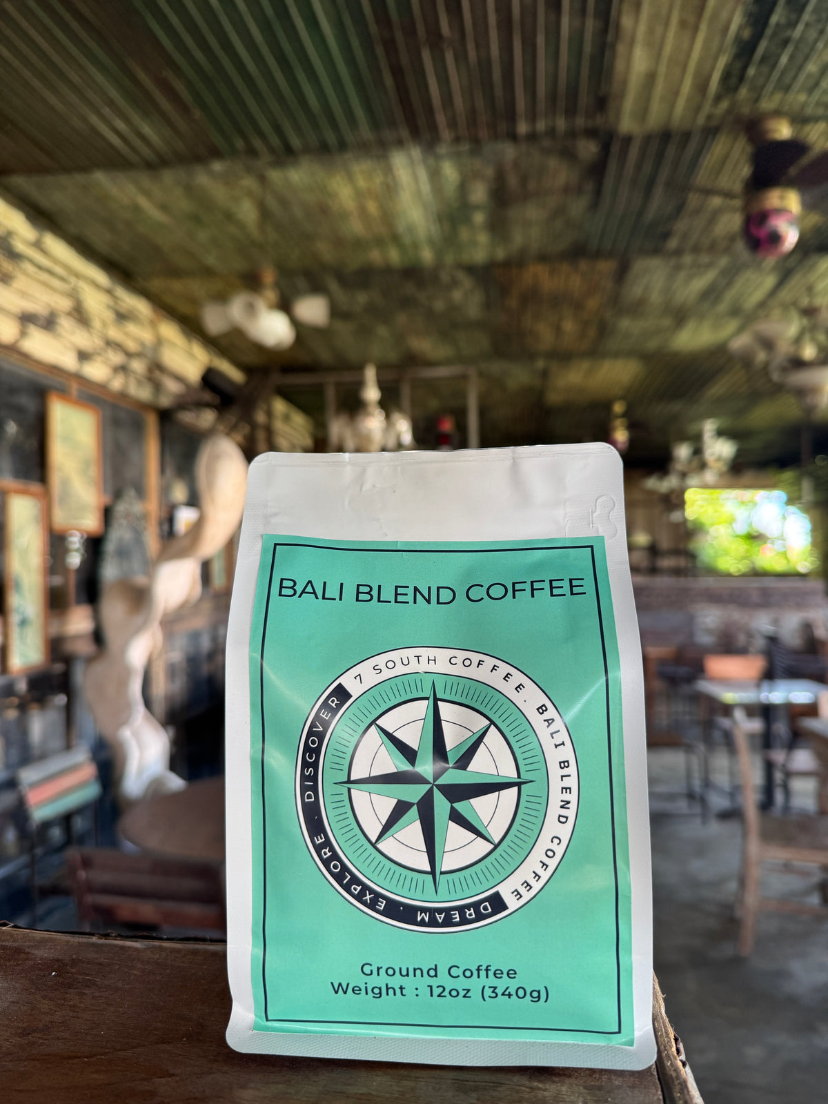 Artisan Roasted Bali Blend Coffee, Ground, Smooth Delicate Taste (12oz)