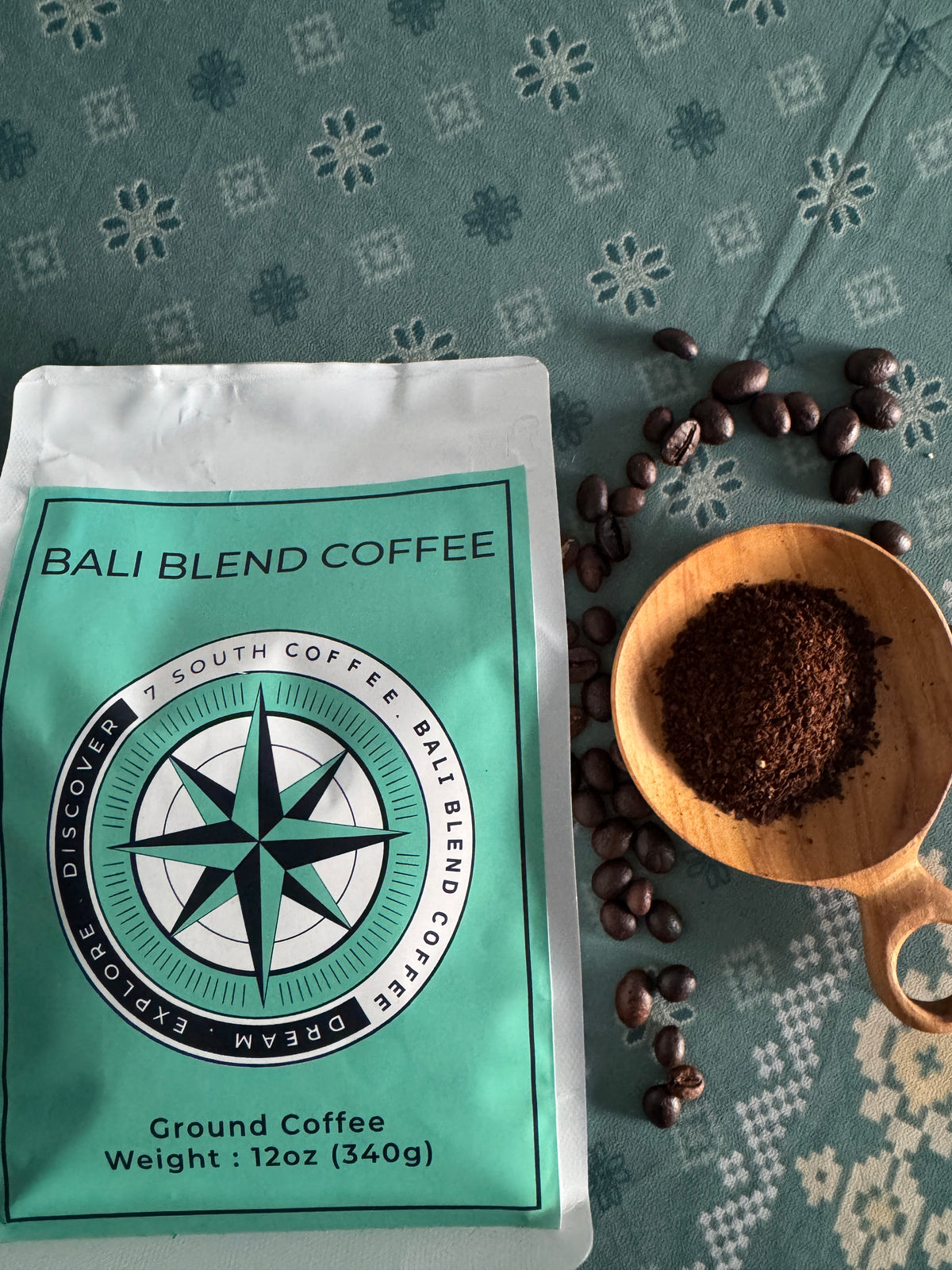 Artisan Roasted Bali Blend Coffee, Ground, Smooth Delicate Taste (12oz)