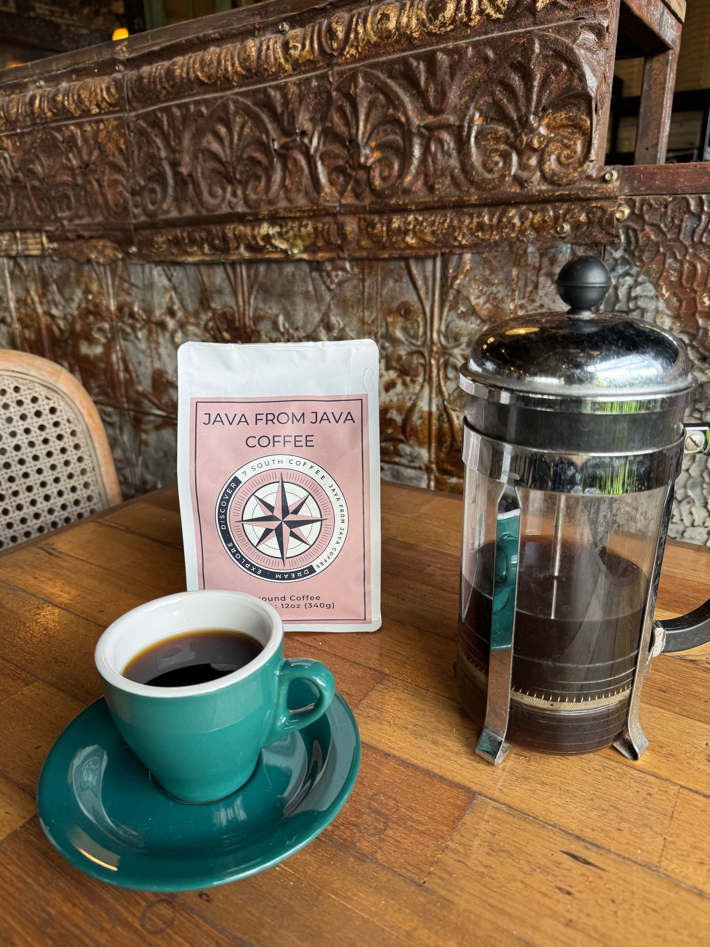 Java Volcano Coffee Ground, Rich and Bold Flavor, Ground Coffee for Brewing