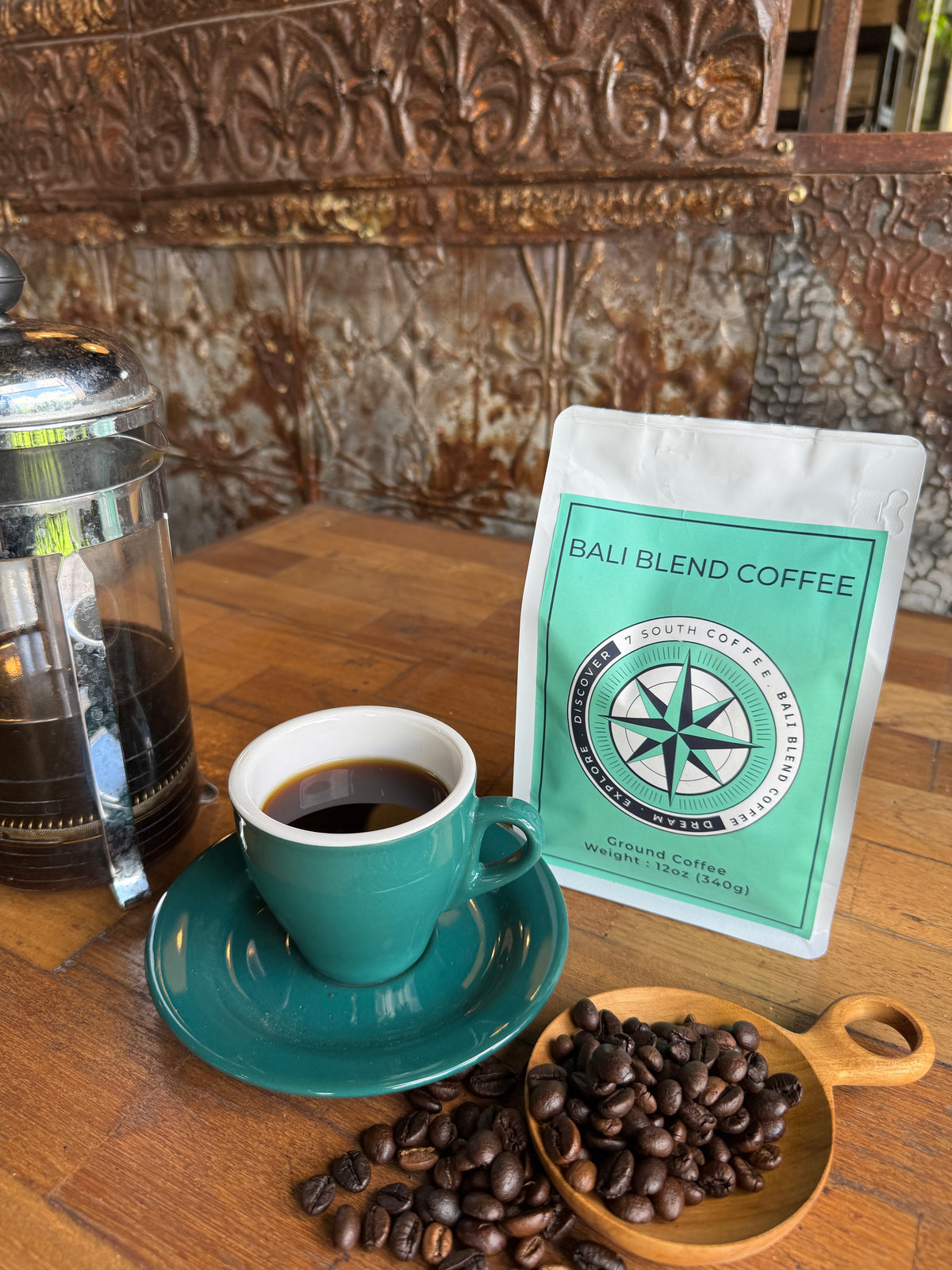Artisan Roasted Bali Blend Coffee, Ground, Smooth Delicate Taste (12oz)