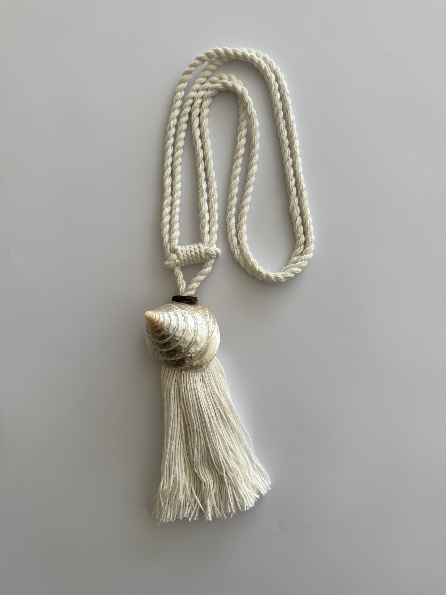 Bali Seashell Curtain Tie Backs (Set of 2)