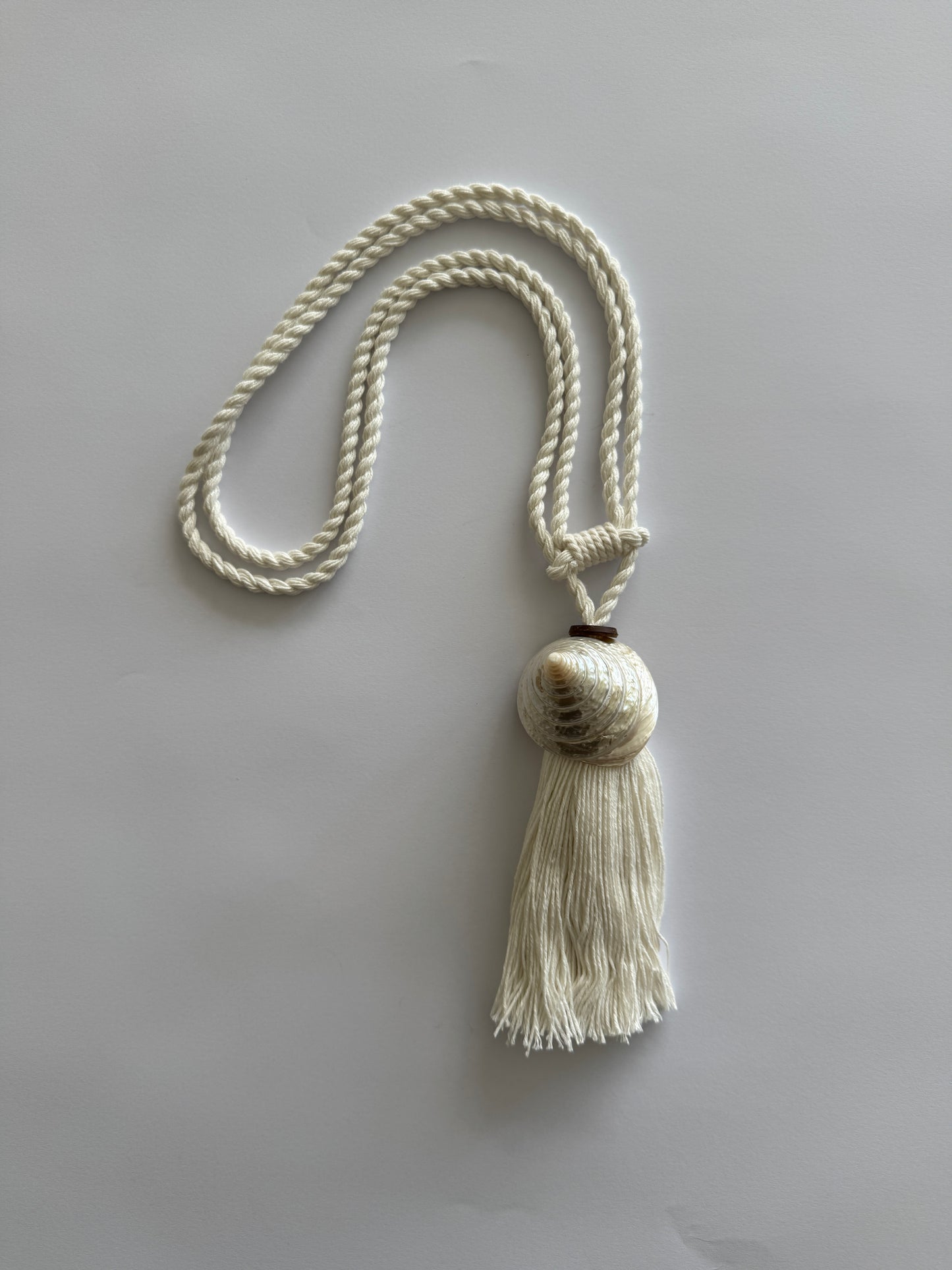 Bali Seashell Curtain Tie Backs (Set of 2)
