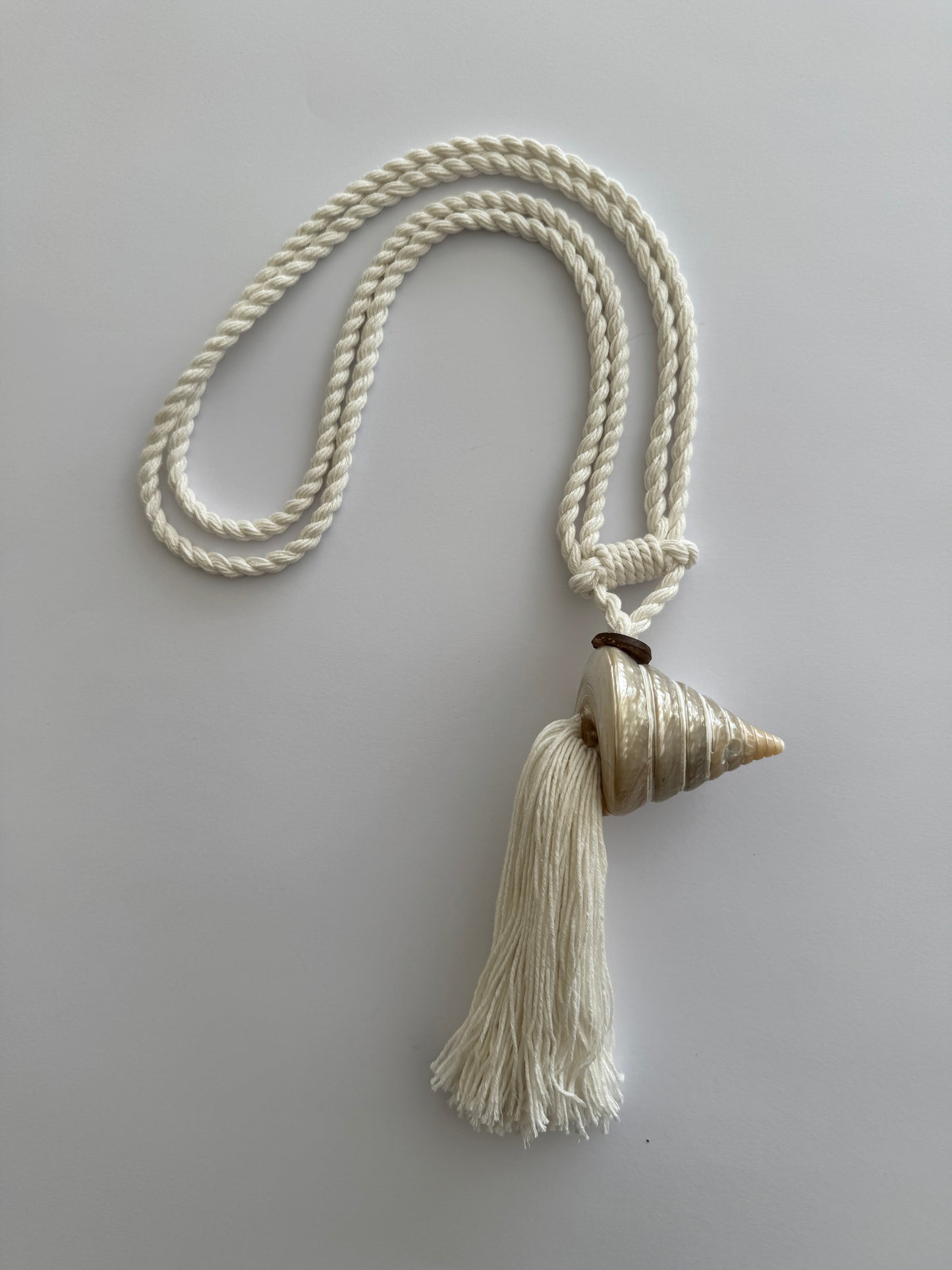 Bali Seashell Curtain Tie Backs (Set of 2)