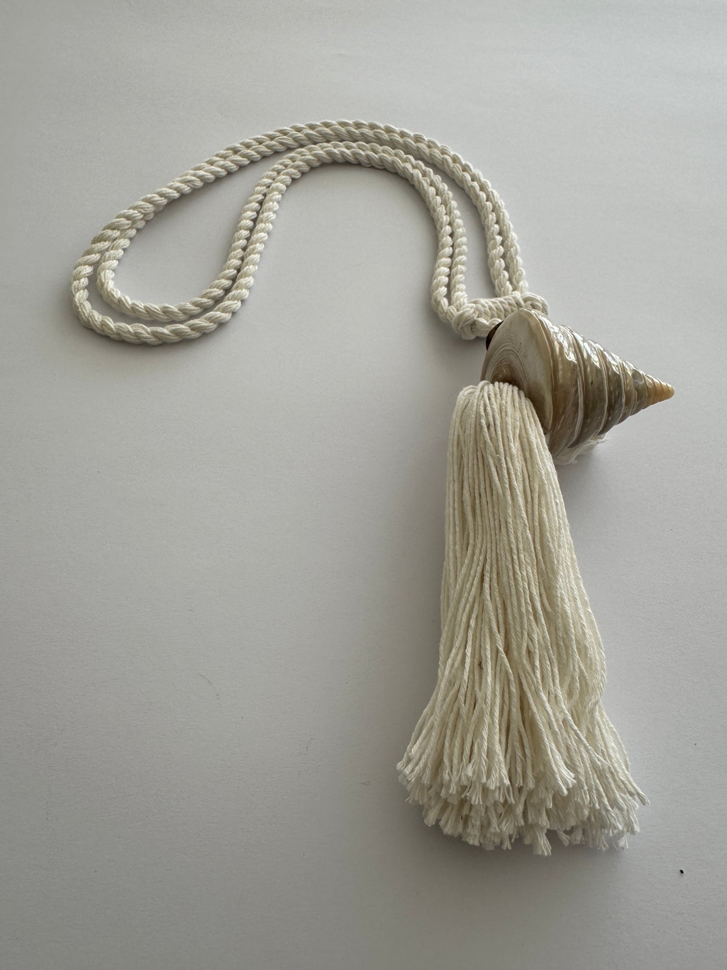 Bali Seashell Curtain Tie Backs (Set of 2)