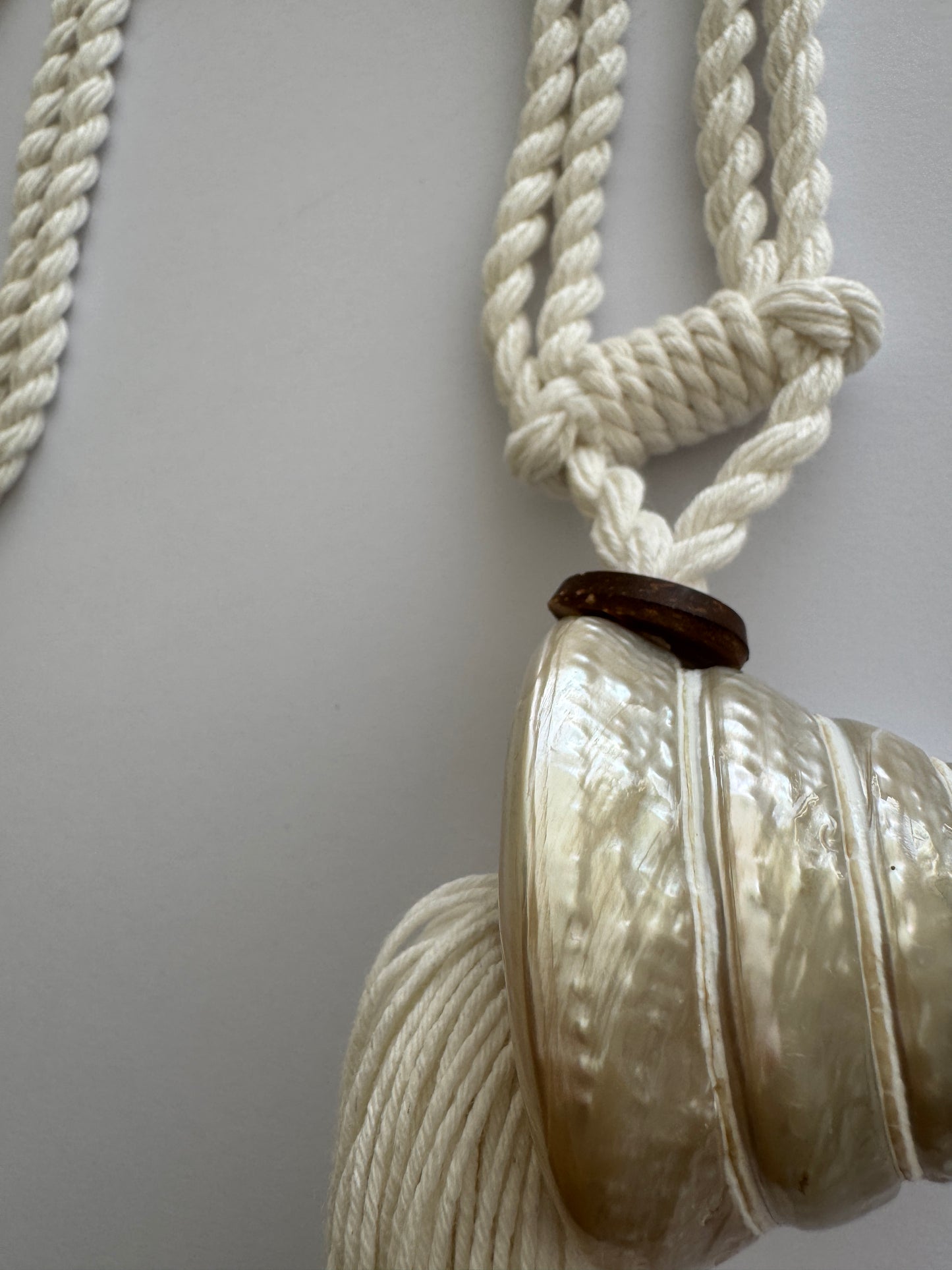 Bali Seashell Curtain Tie Backs (Set of 2)