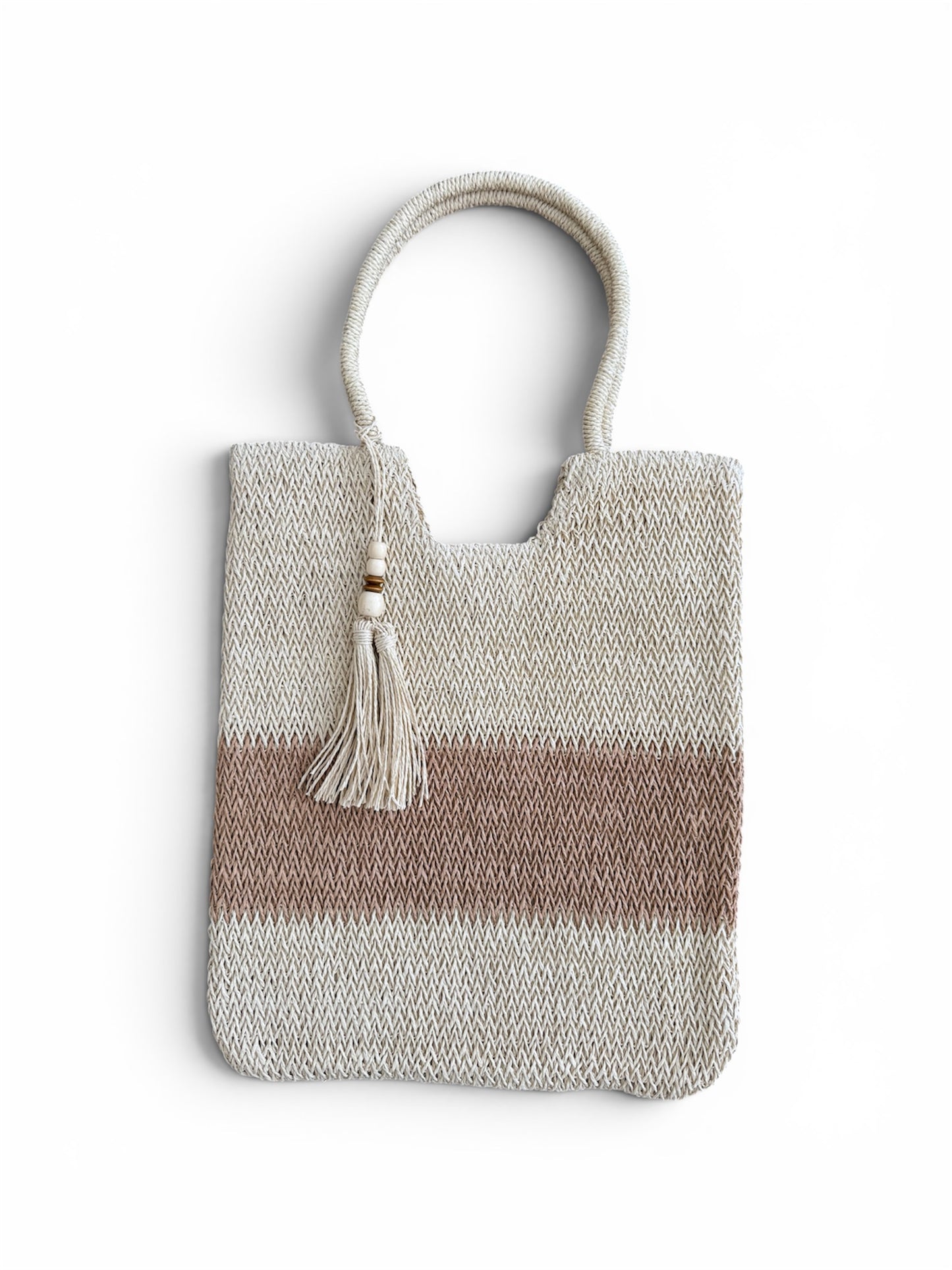 Natural Woven Beach Bag | Handmade Balinese Tote