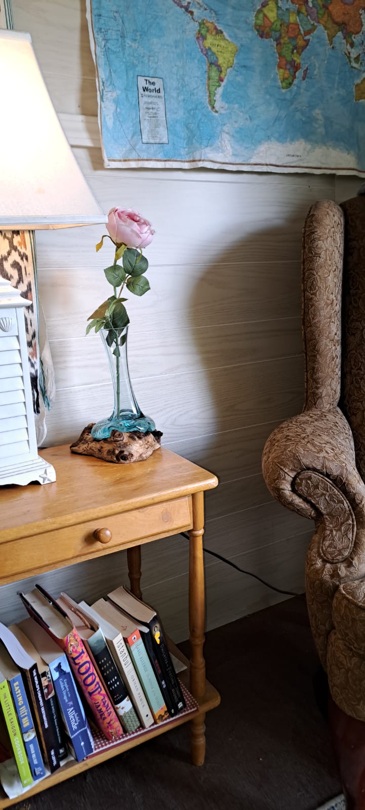 Rose Drift Vase - a Sculptural Accent from Bali Elegant Decoration from Exotic Bali, Tropical Home Decor
