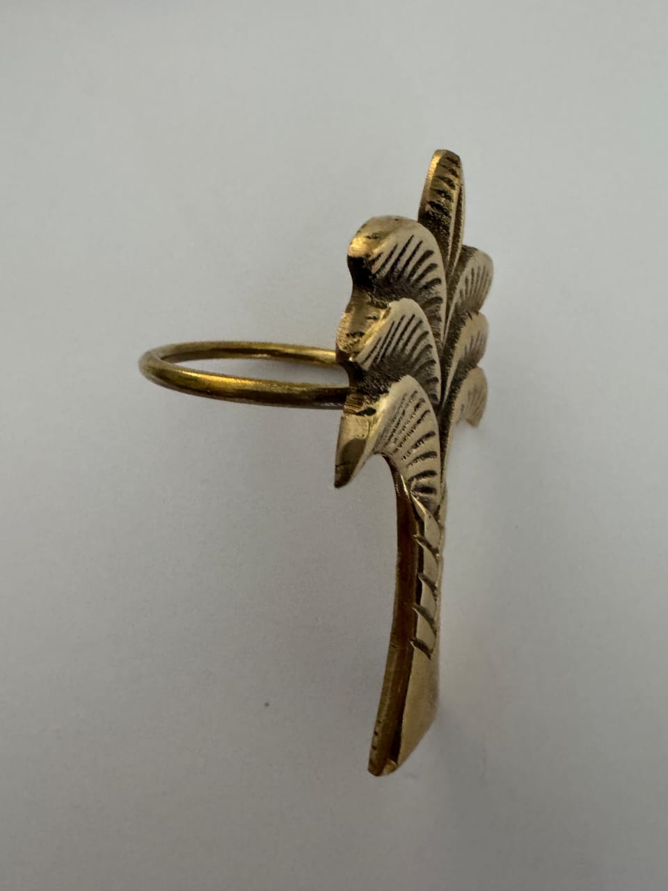 Palm Tree Napkin Rings from Bali, Set of 4, Decorative Table Accessories