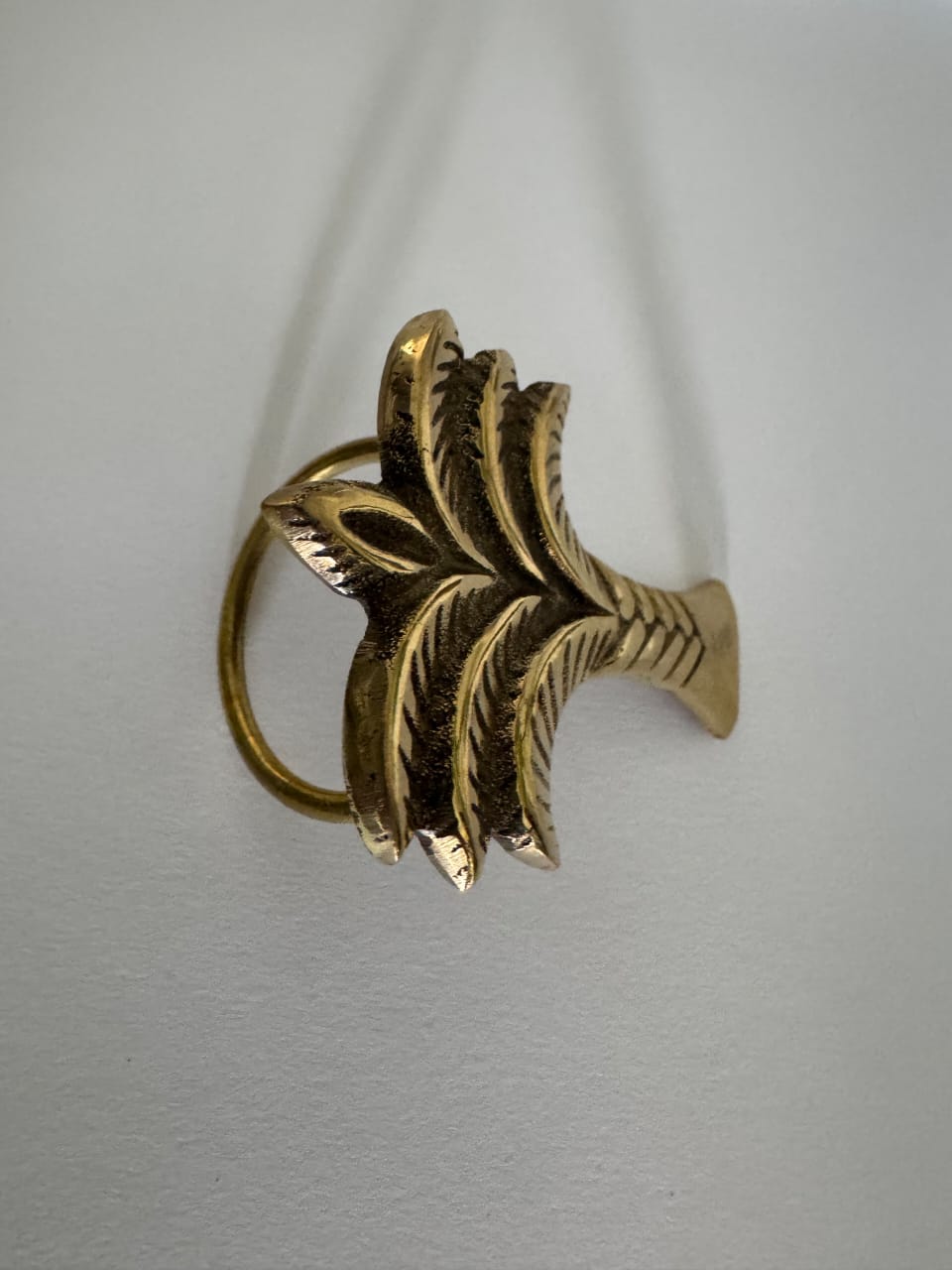 Palm Tree Napkin Rings from Bali, Set of 4, Decorative Table Accessories