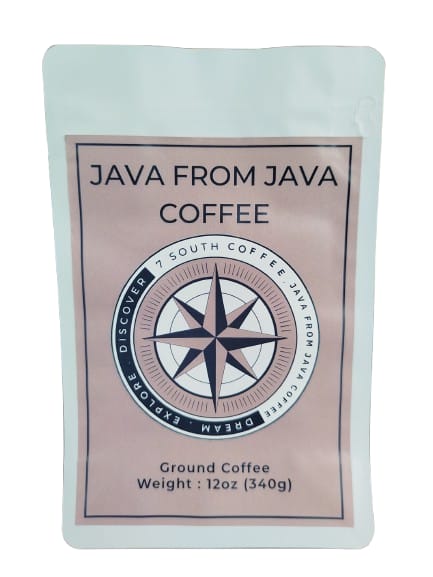 Java Volcano Coffee Ground, Rich and Bold Flavor, Ground Coffee for Brewing