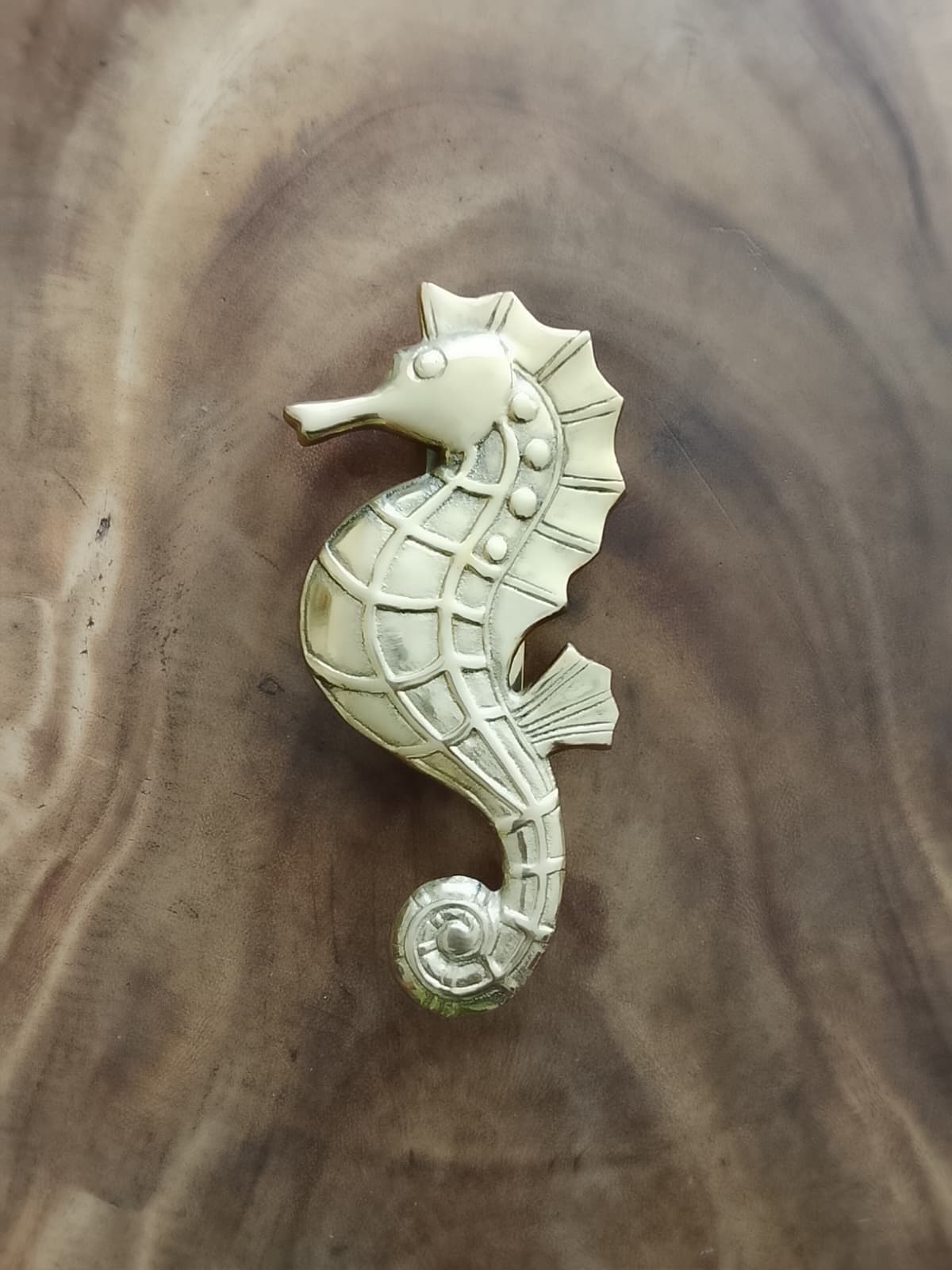 Bronze Seahorse Door Knocker from Bali