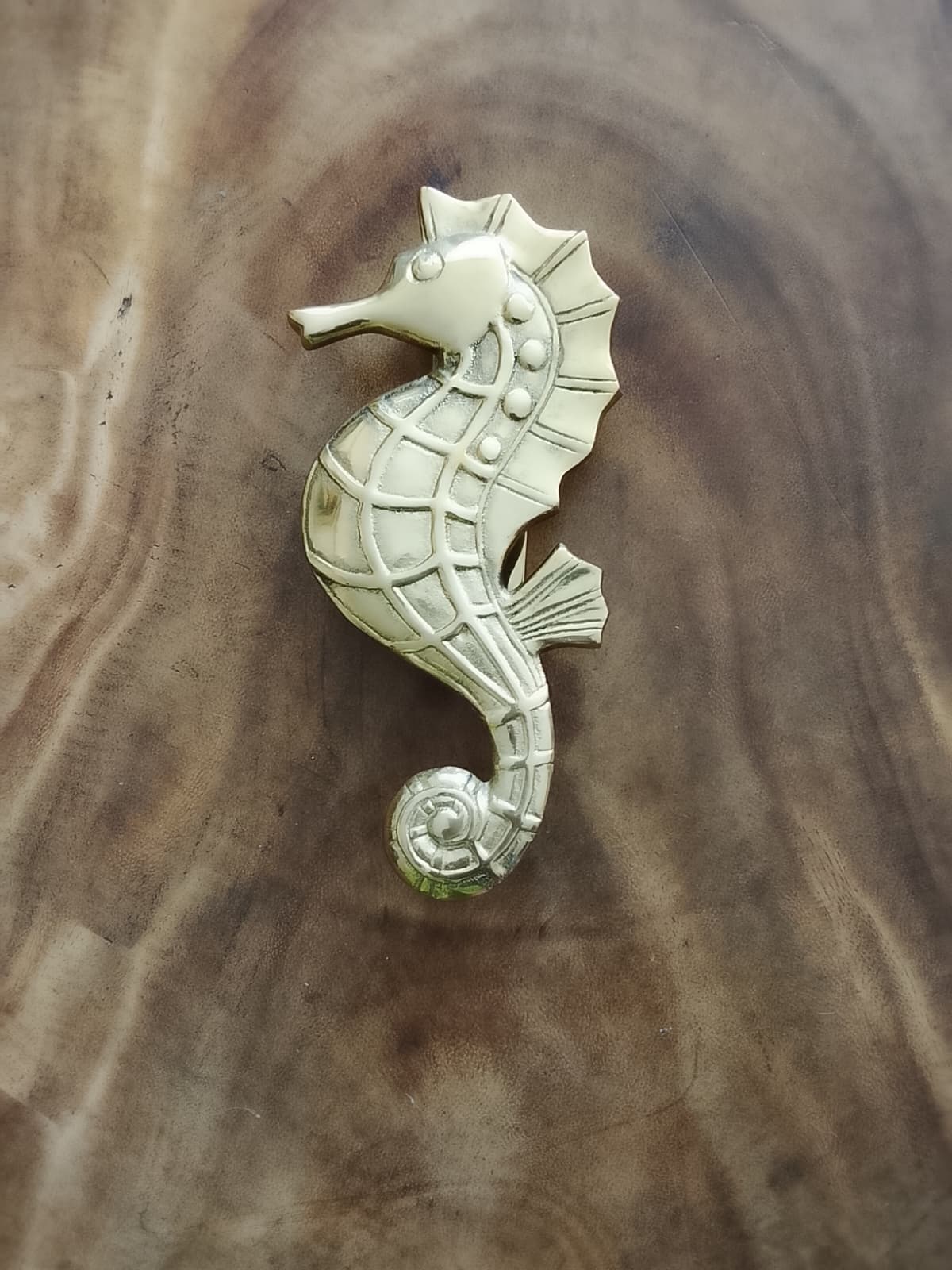Bronze Seahorse Door Knocker from Bali
